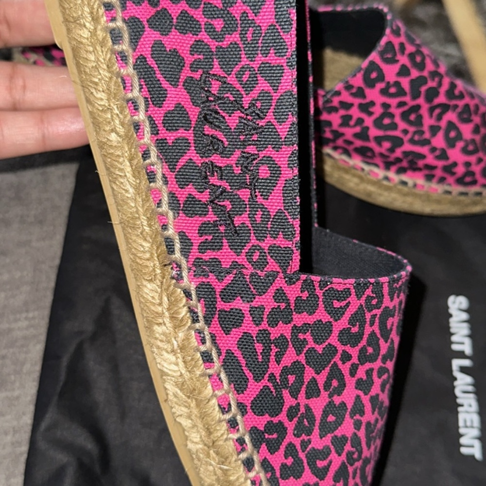 Saint Laurent Signature Canvas Espadrille